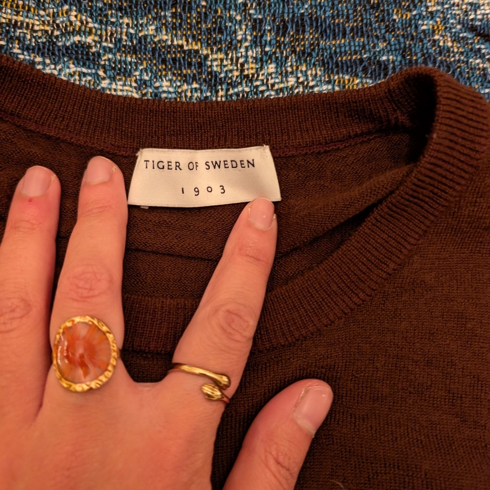 Tiger of Sweden 100% Wool Sweater